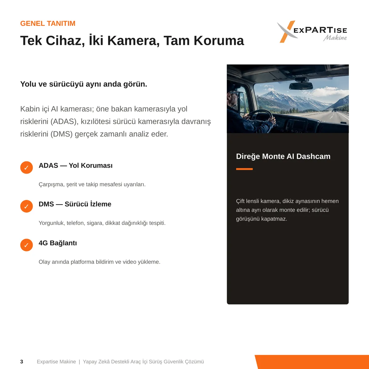 ADAS, DMS & Reporting presentation – slide 1